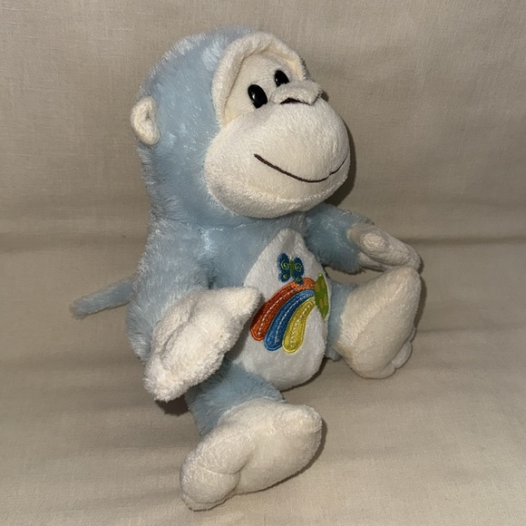 Dan Dee Collector’s Choice Blue Monkey Easter Butterfly Rainbow Ultra Soft! - Picture 9 of 13